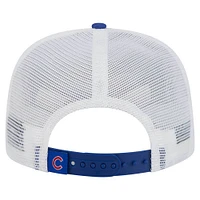 Casquette snapback 9FIFTY A-Frame Trucker Royal Chicago Cubs de New Era pour homme