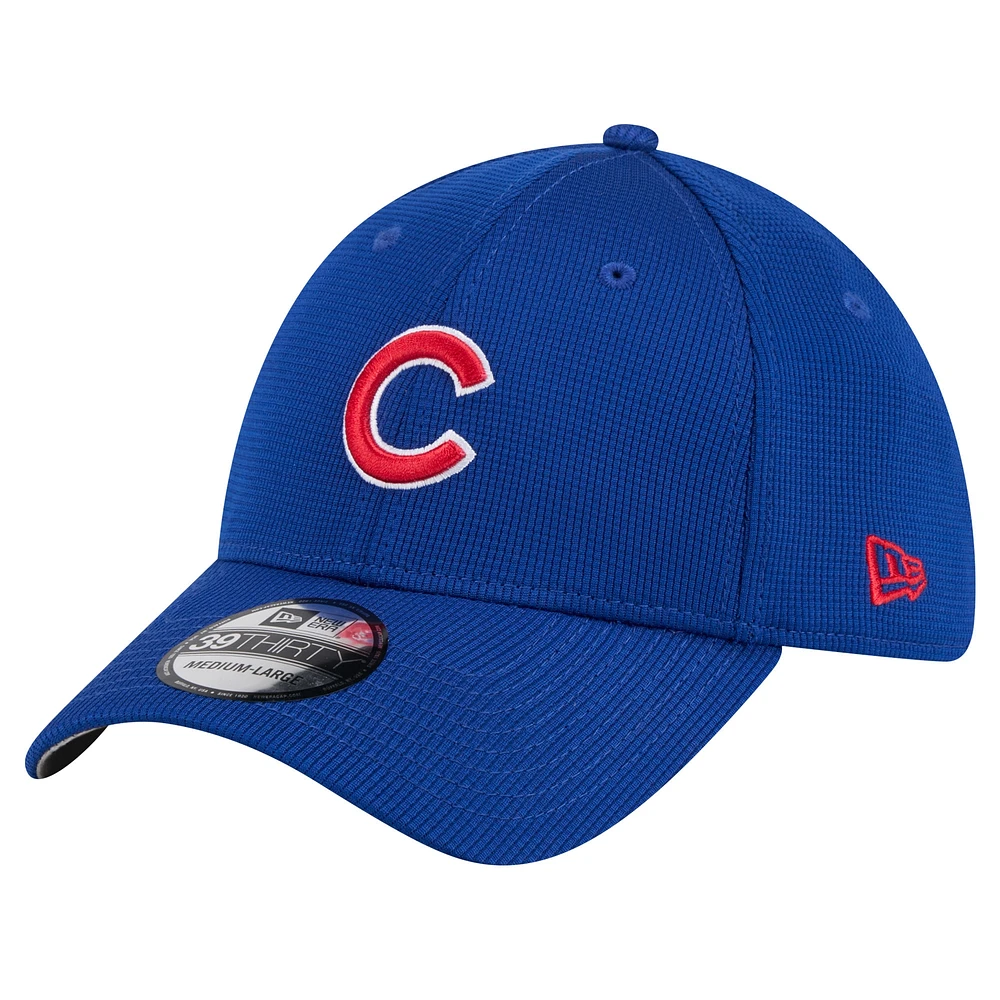 Casquette flexible New Era Royal Chicago Cubs Active Pivot 39THIRTY pour hommes