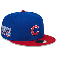 Casquette ajustée 59FIFTY New Era des Royal Chicago Cubs Big League Chew Team pour hommes