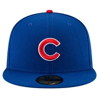 Casquette ajustée Buck O'Neil On Field 59FIFTY Royal Chicago Cubs de New Era pour homme