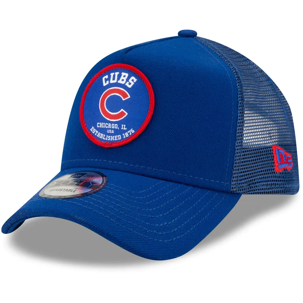 New Era 9FORTY A-Frame Chicago Cubs Snapback Hat - Light Blue