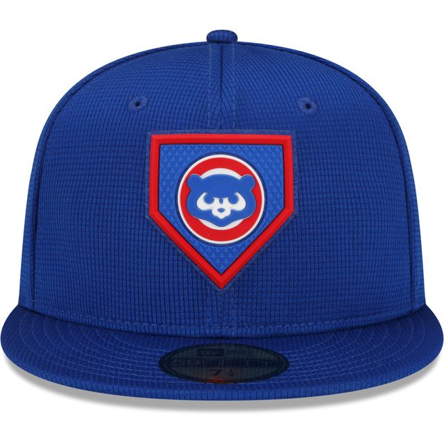 New Era Royal Chicago Cubs Clubhouse 59FIFTY pour homme - Casquette ajustée