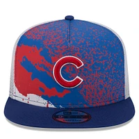 Casquette Snapback 9FIFTY Royal Chicago Cubs Court Sport New Era pour homme