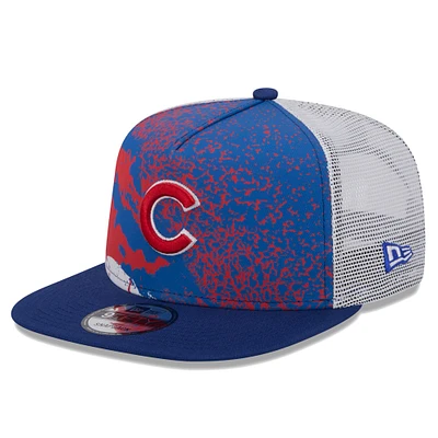 Men's New Era Royal Chicago Cubs Court Sport 9FIFTY Snapback Hat