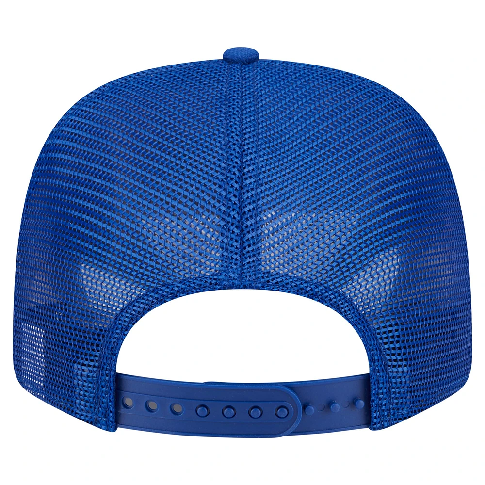 Men's New Era Royal Chicago Cubs Flag 9SEVENTY Stretch-Snap Hat