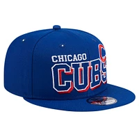 Men's New Era Royal Chicago Cubs Game Day Bold 9FIFTY Snapback Hat