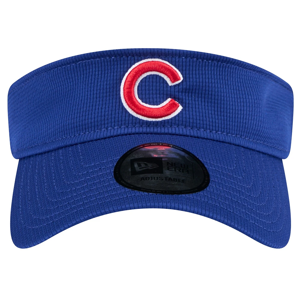 Visière réglable New Era Royal Chicago Cubs Gameday Team pour hommes