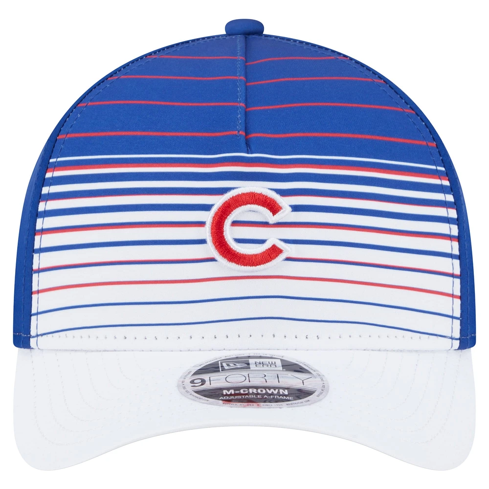 Men's New Era  Royal Chicago Cubs Gradient 9FORTY M-Crown Adjustable Hat
