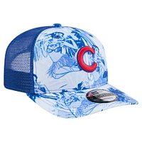 Men's New Era Royal Chicago Cubs Hula Trucker 9SEVENTY Adjustable Hat