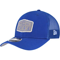 Casquette ajustable extensible à boutons-pression pour homme New Era Royal Chicago Cubs Labeled 9SEVENTY