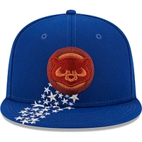 Casquette ajustée New Era Royal Chicago Cubs Meteor 59FIFTY pour homme