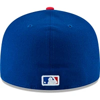 Casquette ajustée New Era Royal Chicago Cubs On-Field 2023 World Tour London Series 59FIFTY pour homme