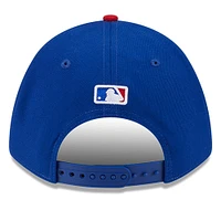 Casquette ajustable New Era Royal Chicago Cubs Player Replica 9FORTY pour homme