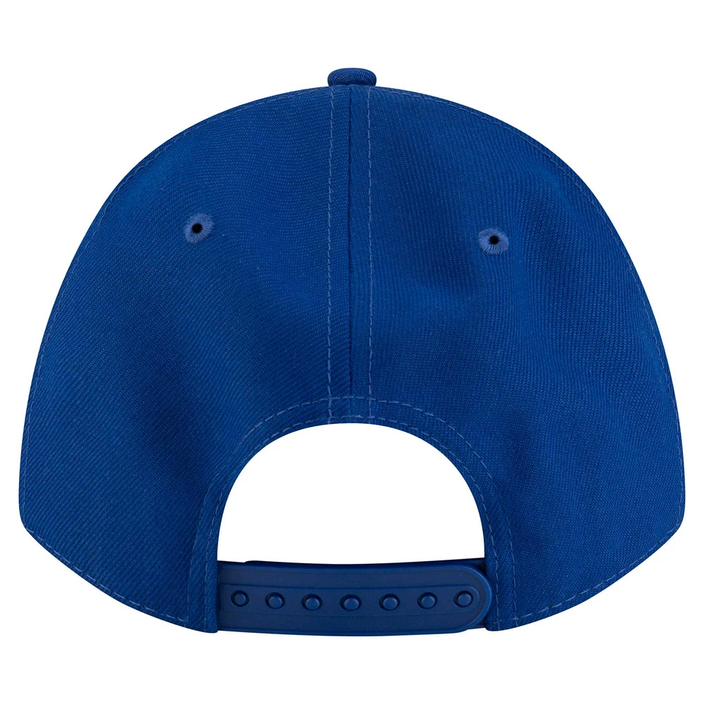 Casquette ajustable New Era Royal Chicago Cubs Player Replica 9FORTY pour homme