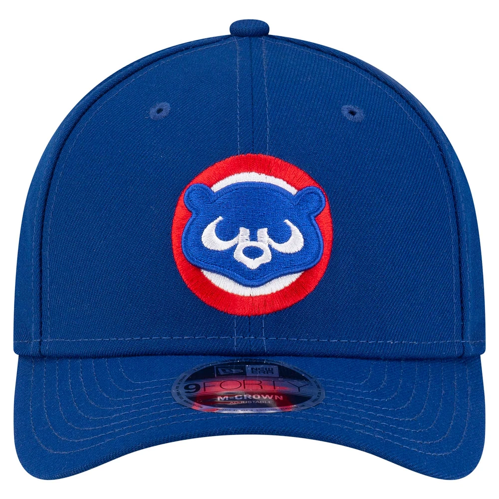 Men's New Era Royal Chicago Cubs Player Replica 9FORTY Adjustable Hat