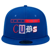 Casquette ajustée New Era Royal Chicago Cubs Ransom 59FIFTY pour homme