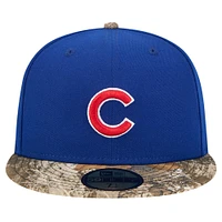 Men's New Era Royal Chicago Cubs Realtree Camo 59FIFTY Fitted Hat