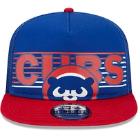 Casquette snapback de camionneur Speed ​​Golfer Royal Chicago Cubs New Era pour hommes