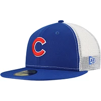 Casquette ajustée 59FIFTY Trucker de couleur équipe des Chicago Cubs New Era pour homme