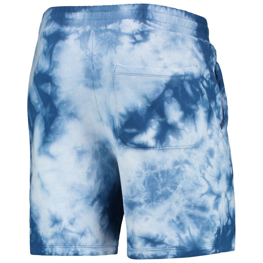 Men's New Era Royal Chicago Cubs Team Dye Shorts