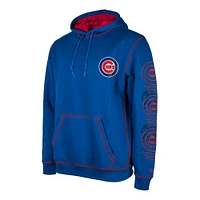 Men's New Era Royal Chicago Cubs Team Split Pullover Hoodie