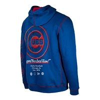 Chandail à capuchon fendu pour homme Royal Chicago Cubs de New Era