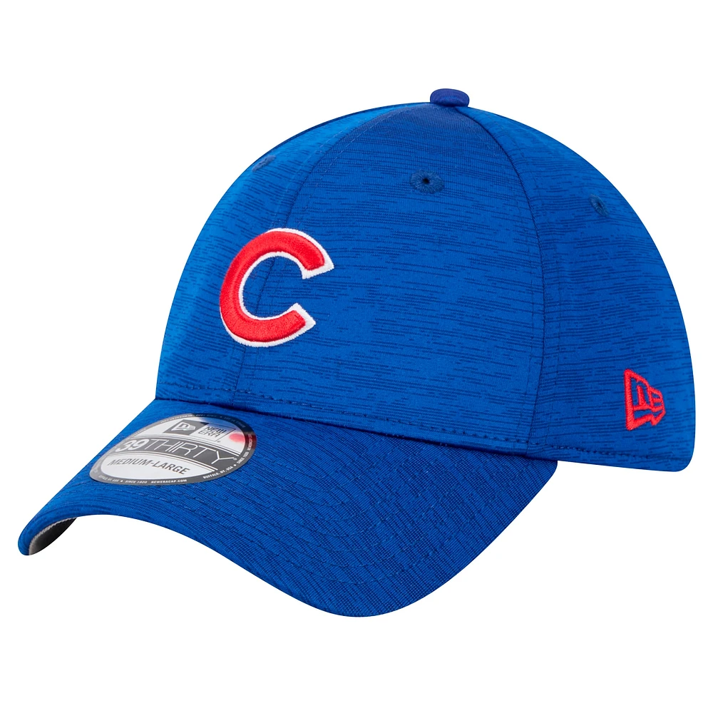 Casquette flexible New Era Royal Chicago Cubs Tech 39THIRTY pour hommes