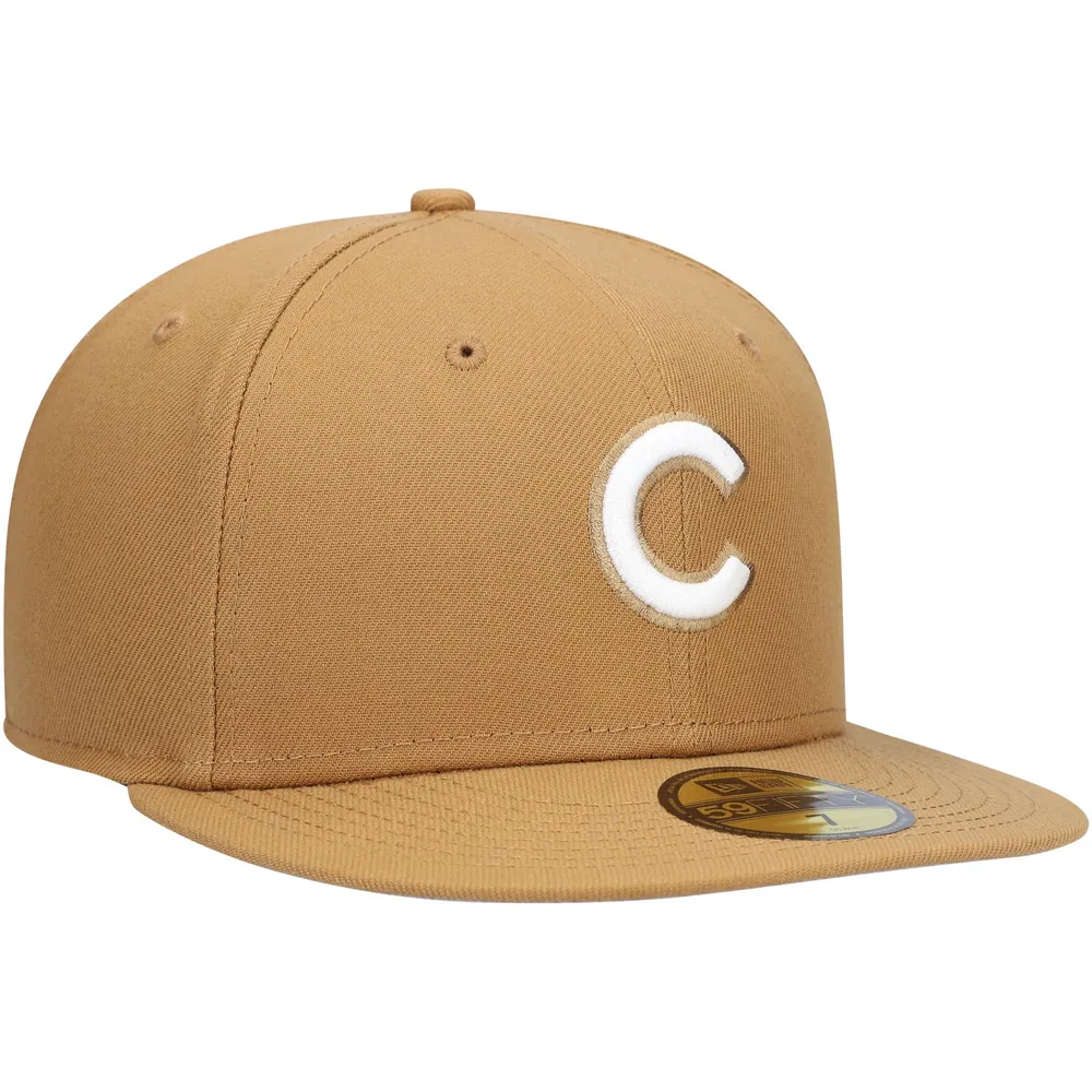 Men's New Era Black/Gold Chicago Cubs 59FIFTY Fitted Hat