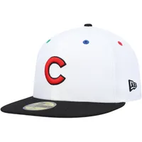 NWE CUBS WHITE MLB PRIMARY EYES 59FIFTY HATMENHIC