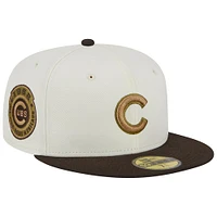 Casquette ajustée 59FIFTY Chicago Cubs 1962 MLB All-Star Game New Era pour homme, blanc/marron