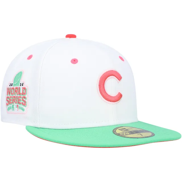 Men's New Era White/Green Washington Nationals 10th Anniversary Watermelon Lolli 59FIFTY Fitted Hat