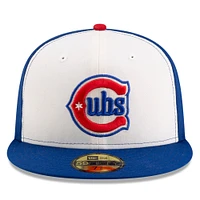 Men's New Era White/Royal Chicago Cubs Alternate Authentic Collection On-Field 59FIFTY Fitted Hat