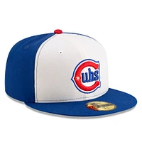 Men's New Era White/Royal Chicago Cubs Alternate Authentic Collection On-Field 59FIFTY Fitted Hat