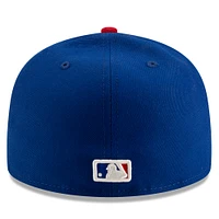 Men's New Era White/Royal Chicago Cubs Alternate Authentic Collection On-Field 59FIFTY Fitted Hat