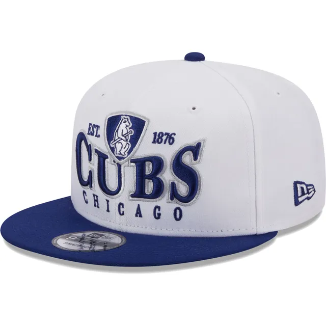 Men's New Era Gray Chicago Cubs Golfer Green Undervisor 9FIFTY Snapback Hat