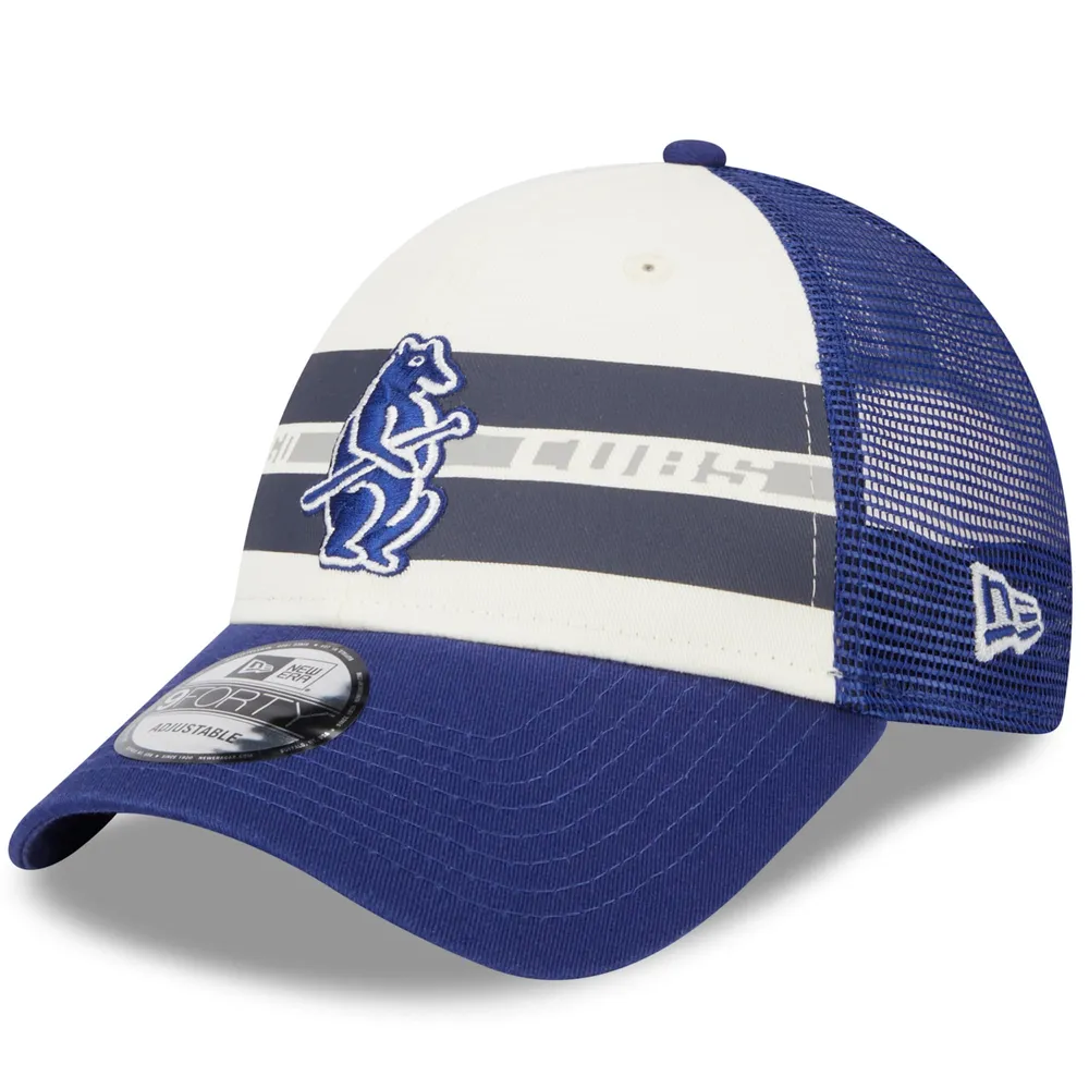 Chicago Cubs Royal/White Mesh Back Adjustable Hat - Youth