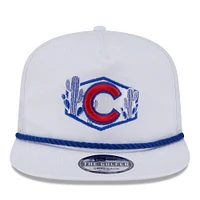 Men's New Era  White Chicago Cubs 2025 Spring Training Palm Golfer Snapback Hat