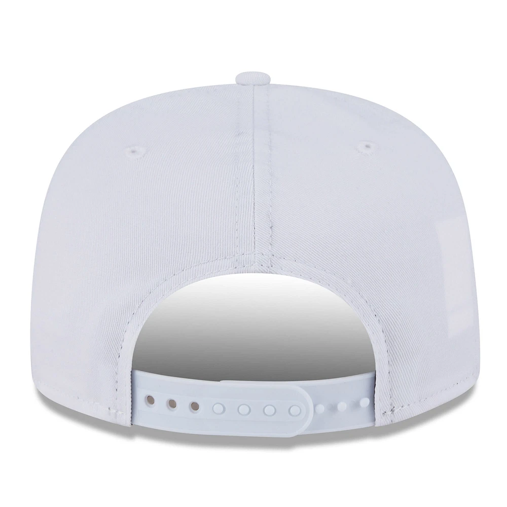 Men's New Era  White Chicago Cubs 2025 Spring Training Palm Golfer Snapback Hat