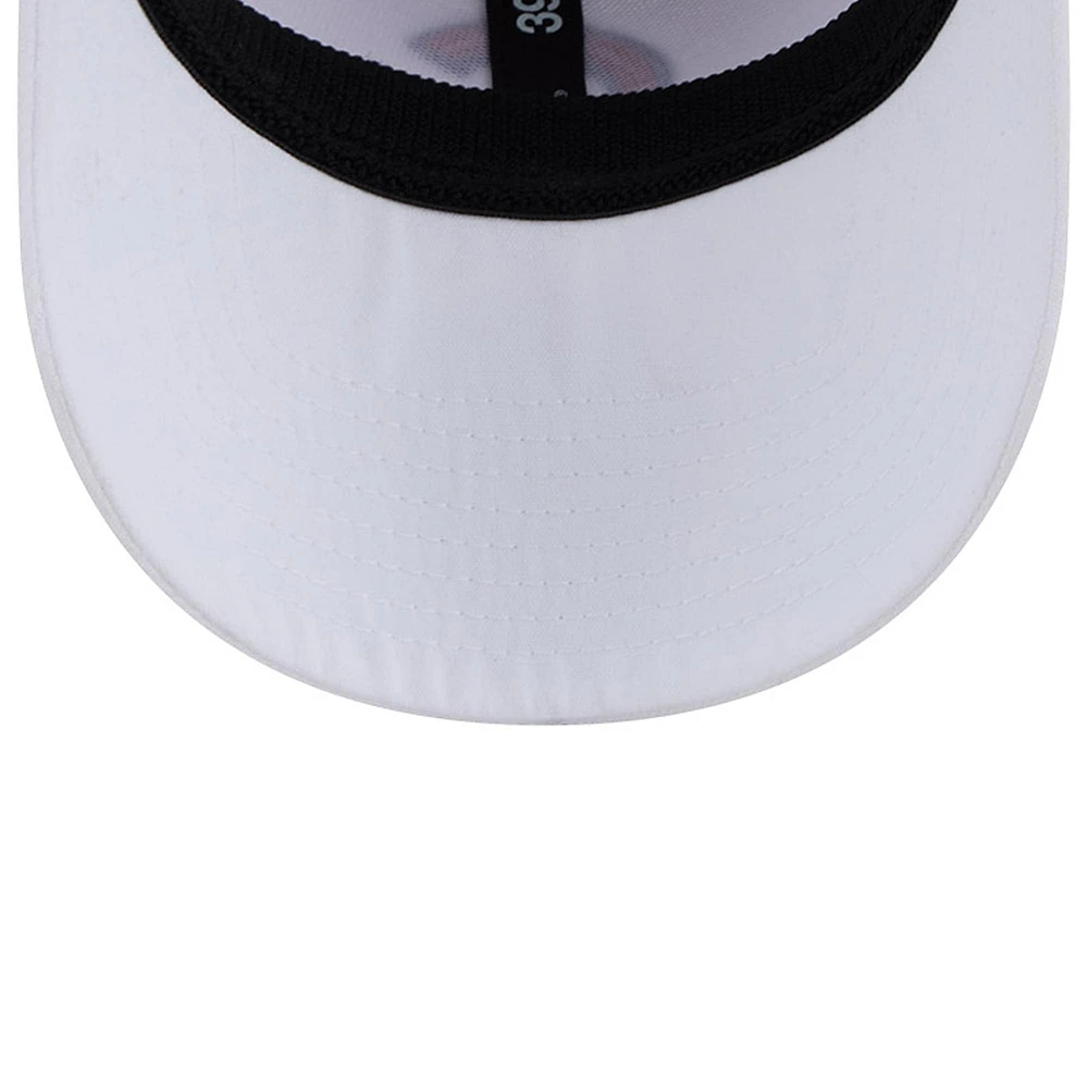 Casquette 39THIRTY Flex blanche des Chicago Cubs de New Era pour homme