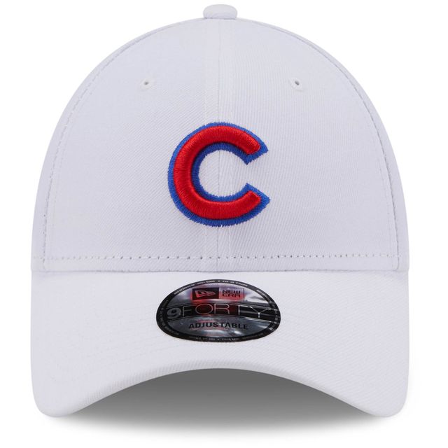 Casquette ajustable 9FORTY Chicago Cubs League II New Era pour homme, blanche