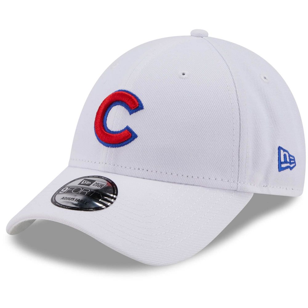 Men's New Era White Chicago Cubs League II 9FORTY Adjustable Hat