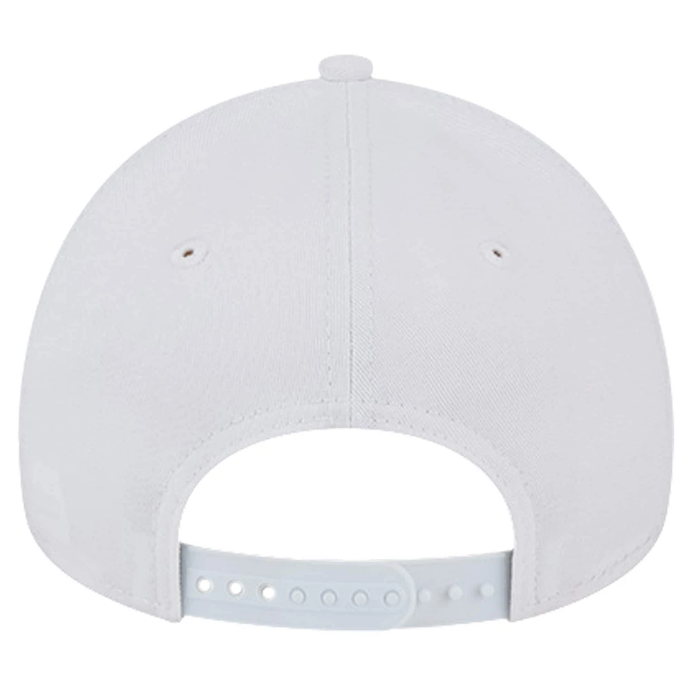 Casquette ajustable 9FORTY TC A-Frame New Era blanche des Chicago Cubs pour hommes