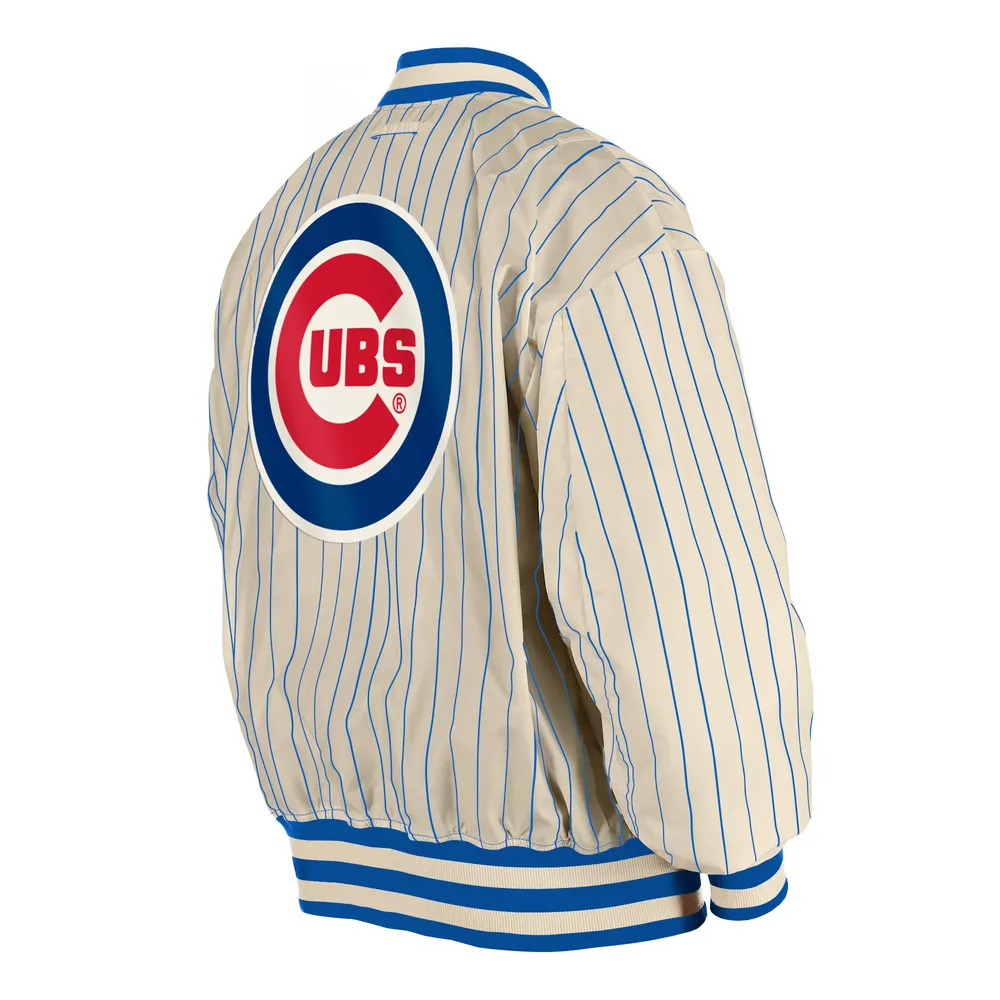 Chicago Cubs Alpha Industries Royal All Over Reversible Bomber Jacket X-Large