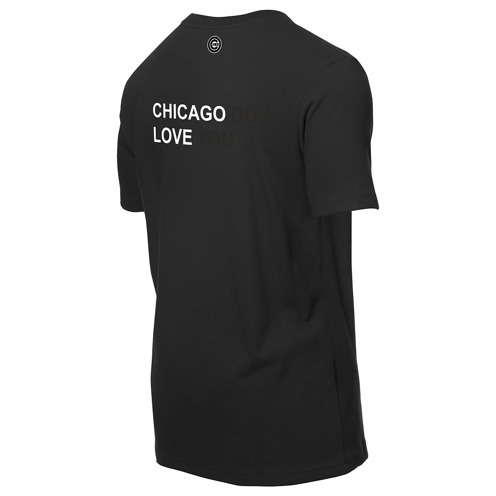 Men's New Era x j-FROST Black Chicago Cubs T-Shirt