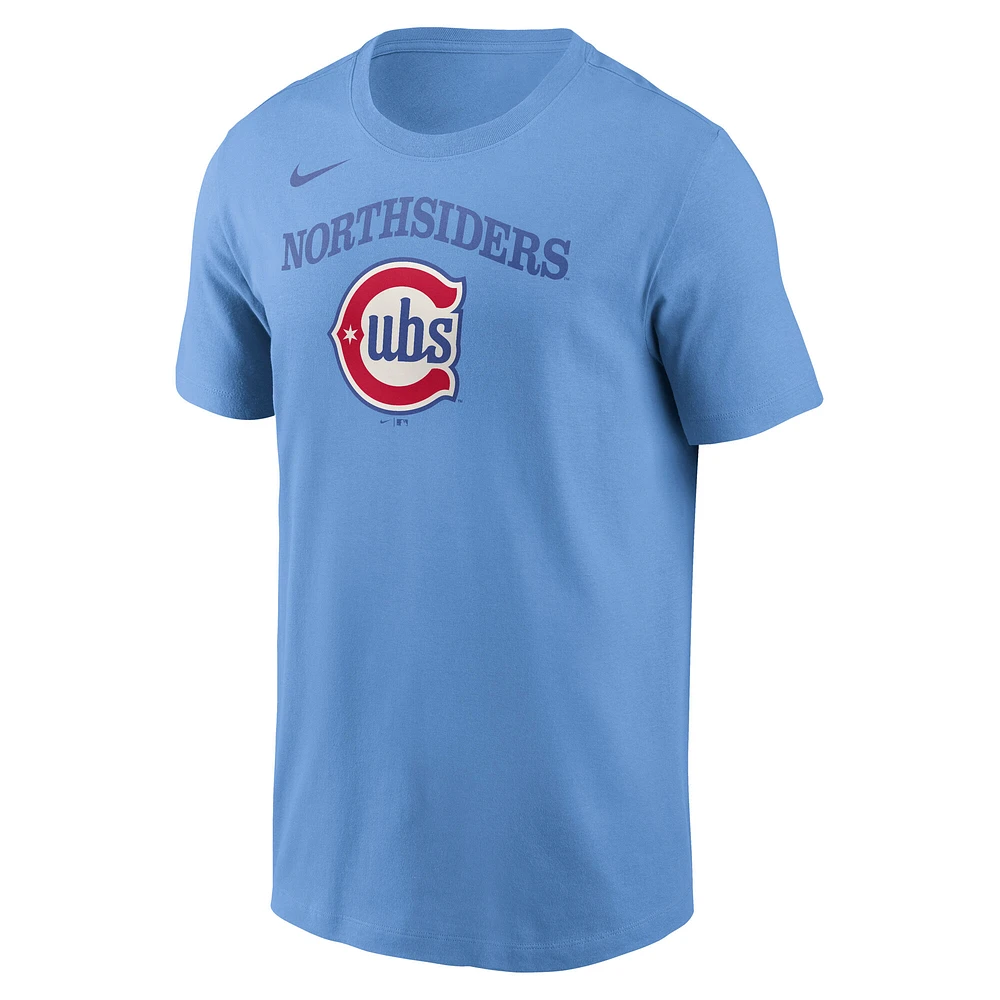 Men's Nike Baby Blue Chicago Cubs Alternate T-Shirt