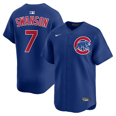 Men's Nike Dansby Swanson Royal Chicago Cubs Alternate Limited Jersey