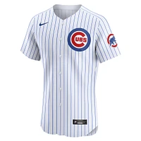 Men's Nike Dansby Swanson White Chicago Cubs Home Elite Player Jersey