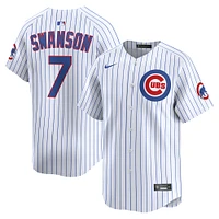 Maillot Nike Dansby Swanson blanc pour homme, édition limitée, domicile des Chicago Cubs