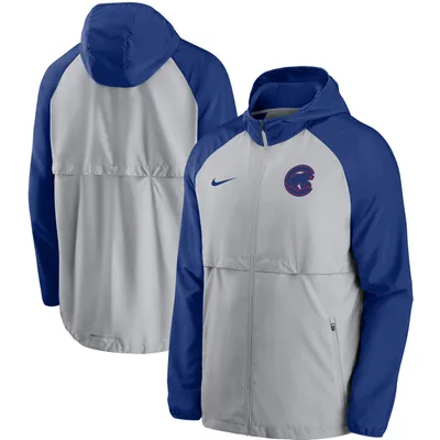 Chicago Cubs Starter Impact Hoodie Half-Zip Jacket - Royal