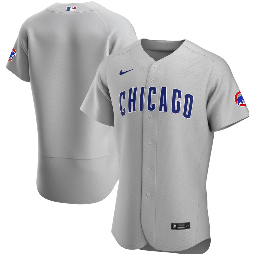 Lids Chicago Cubs Nike Road Authentic Team Jersey - Gray